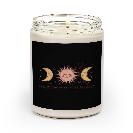 Boho Celestial Sun And Moon Scented Candles