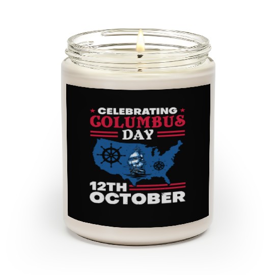 Christopher Columbus Italian American Columbus Day Scented Candles