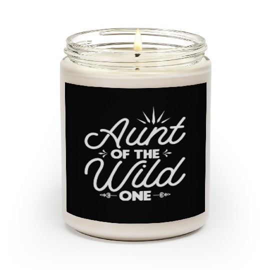 Family Auntie Aunt green Scented Candles