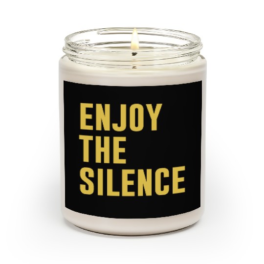 Enjoy The Silence big mustard girl nature Scented Candles