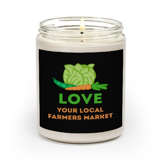 Love Your Local Farmers Market Scented Candles