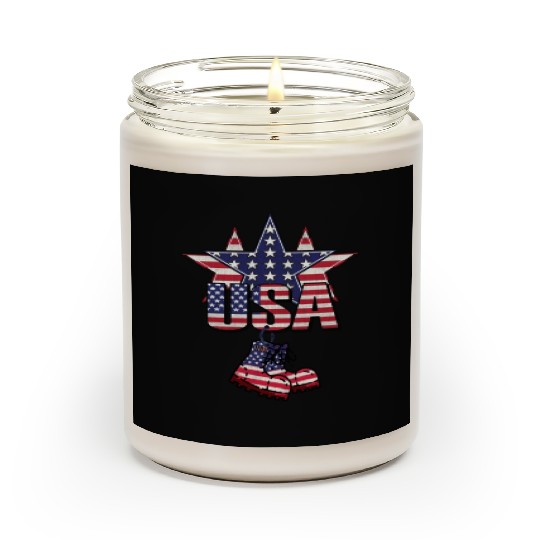 God bless America the land of the free Scented Candles