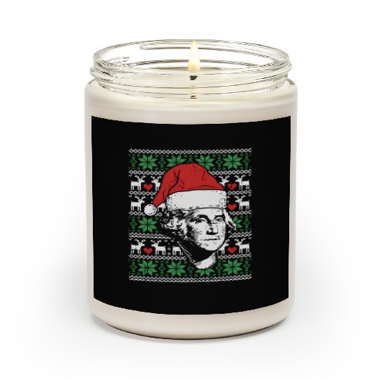 Ugly George Washington Patriotic President Scented Candles
