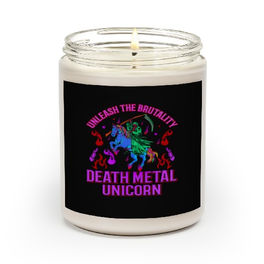 Goth Rock Satan Girl Woman Festivals Death Metal Scented Candles
