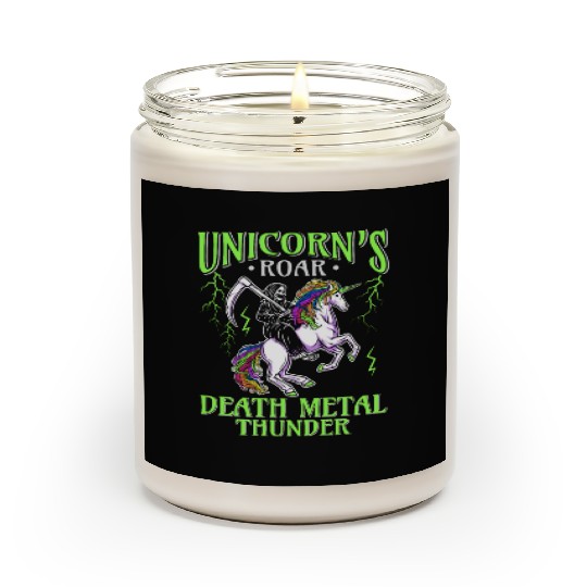 Goth Rock Satan Girl Woman Festivals Death Metal Scented Candles