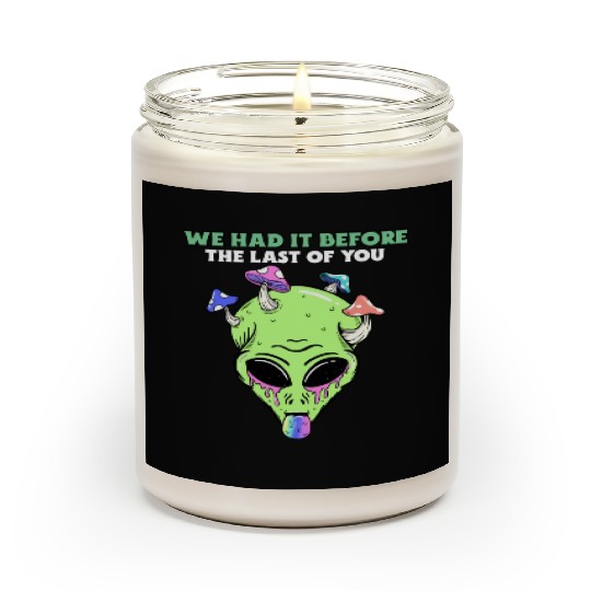 The Last Of Us All Mushroom Infected Green Alien Scented Candles