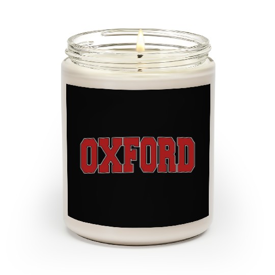 Oxford United Kingdom Varsity Style Uk Sports Scented Candles