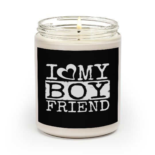 I LOVE MY BOYFRIEND Scented Candles