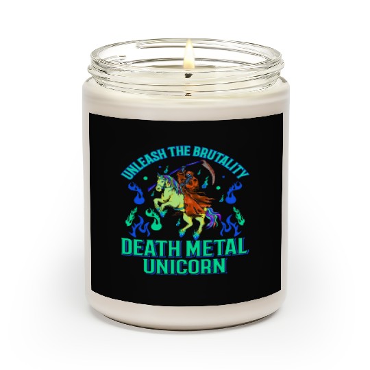 Goth Rock Satan Girl Woman Festivals Death Metal Scented Candles