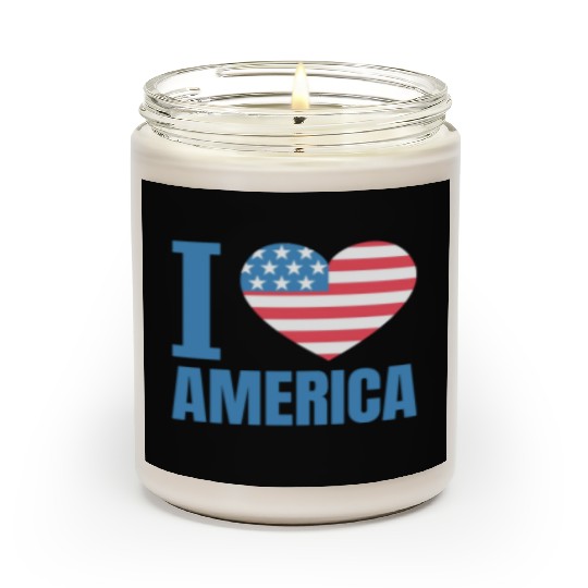 I Love America Scented Candles