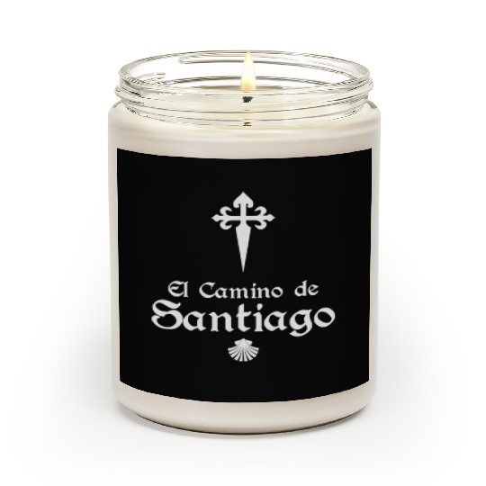 El Camino De Santiago ~ Saint James Cross ~ Scallo Scented Candles