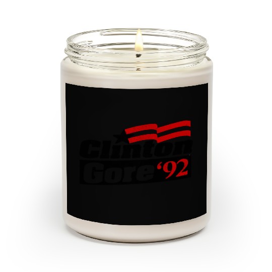 Clinton Gore '92 Bill Clinton President Scented Candles
