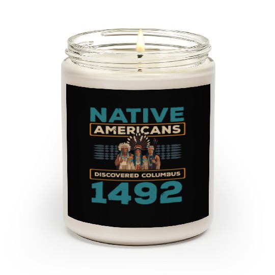Aboriginal Indians Indigenous Native American Day Scented Candles