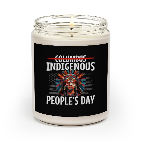 Aboriginal Indians Indigenous Native American Day Scented Candles