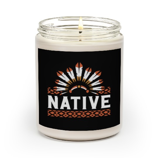 Aboriginal Indians Indigenous Native American Day Scented Candles