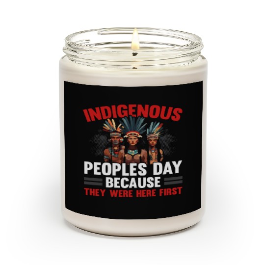 Aboriginal Indians Indigenous Native American Day Scented Candles