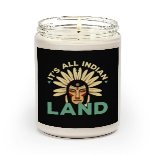 Aboriginal Indians Indigenous Native American Day Scented Candles