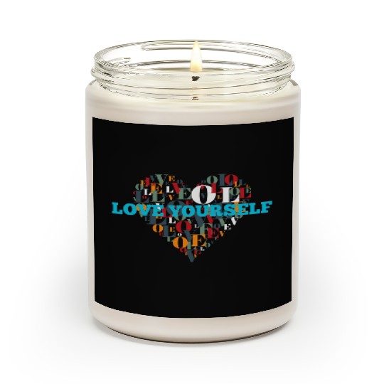 Love Yourself Scented Candles-Embrace Self-Love with Style