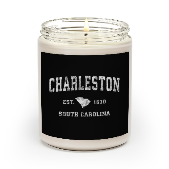 Charleston South Carolina Sc Athletic Sports Scented Candles