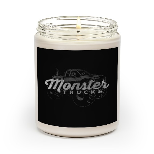 Monster Trucks Big Truck Scented Candles