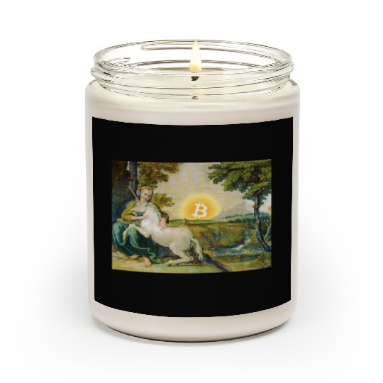 Bitcoin Unicorn Scented Candles