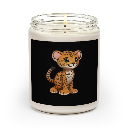 Totally cute cheetah Scented Candles