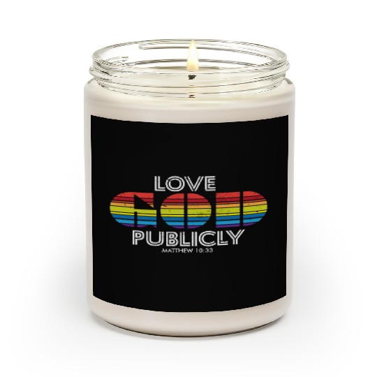 Religious Christian Love God Publicly Jesus Scented Candles