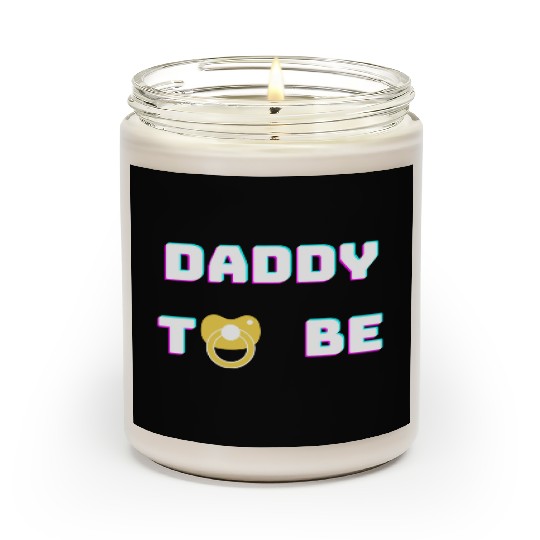 Daddy To Be green Scented Candles
