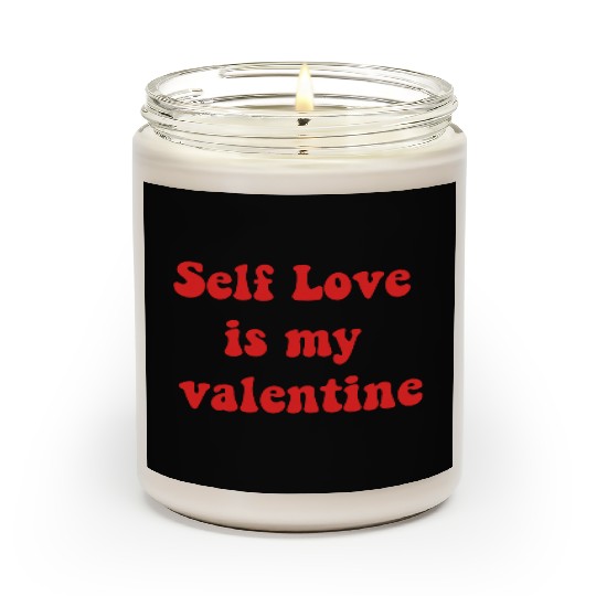 Self love is my valentine cute summer stars Scented Candles