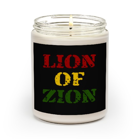 Lion Of Zion Reggae Colors Scented Candles
