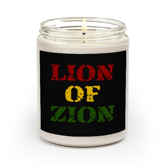 Lion Of Zion Reggae Colors Scented Candles