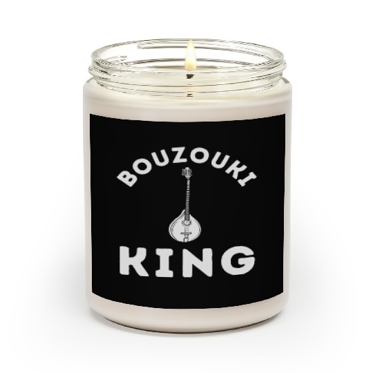 Irish Bouzouki Instrument Greek Scented Candles
