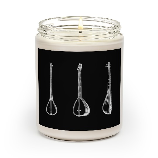 Irish Bouzouki Instrument Greek Scented Candles
