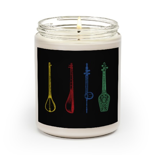 Irish Bouzouki Instrument Greek Scented Candles