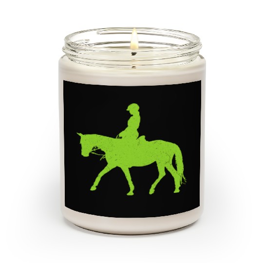 Equestrian Green Lizard Scented Candles