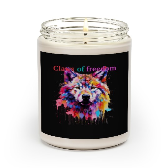 Lone Wolf in Multicolor Scented Candles
