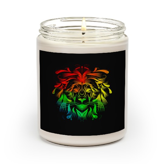 Geometrical Lion Scented Candles