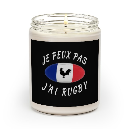 Je Peux Pas J ai Rugby France Rugby Cadeau Scented Candles