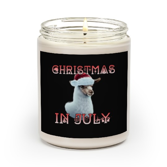 Festive alpaca - Christmas in July Scented Candles