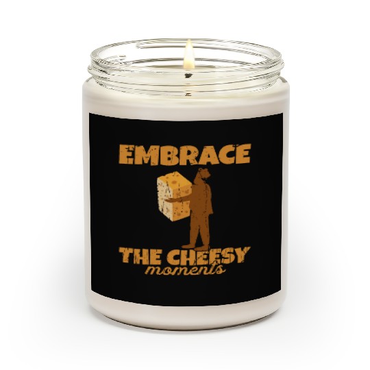 Embrace the cheesy moments - Cheese Scented Candles