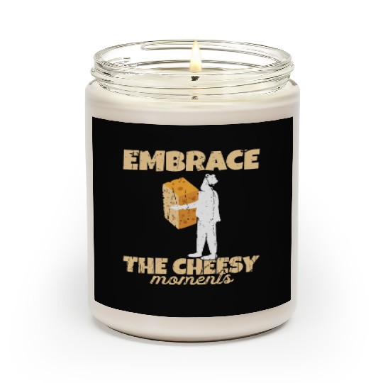 Embrace the cheesy moments - Cheese Scented Candles
