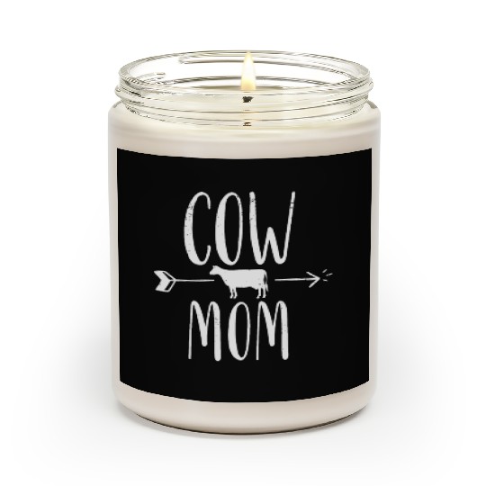 Cow Mom Funny Farmer Gift - Scented Candles