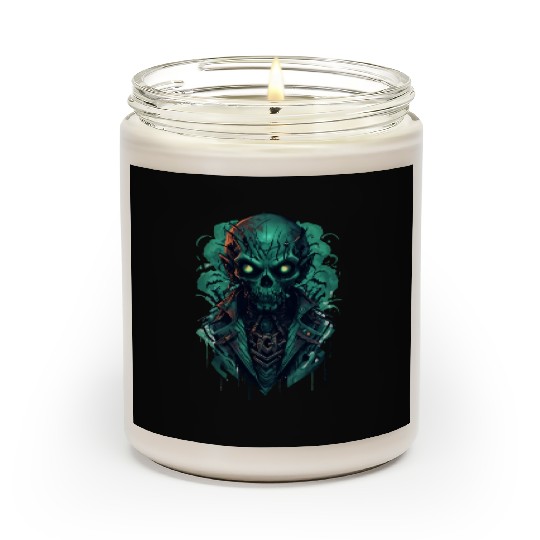 Green Toxic Zombie RPG Game Style Scented Candles