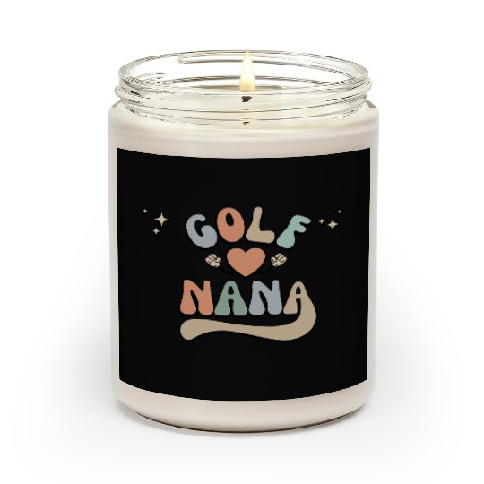 Retro Golf Nana Mothers Day Scented Candles