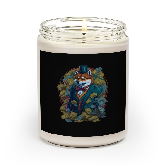 Dogecoin Shiba Inu Coin Crypto Bitcoin Scented Candles