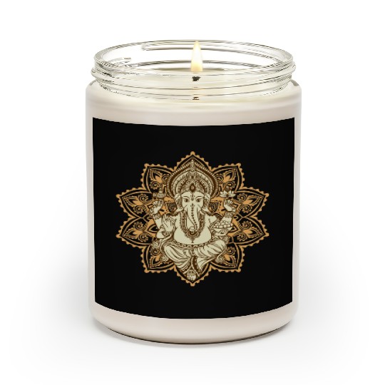 Ganesha Hindu God Hinduism Yoga India Bali Lover Scented Candles