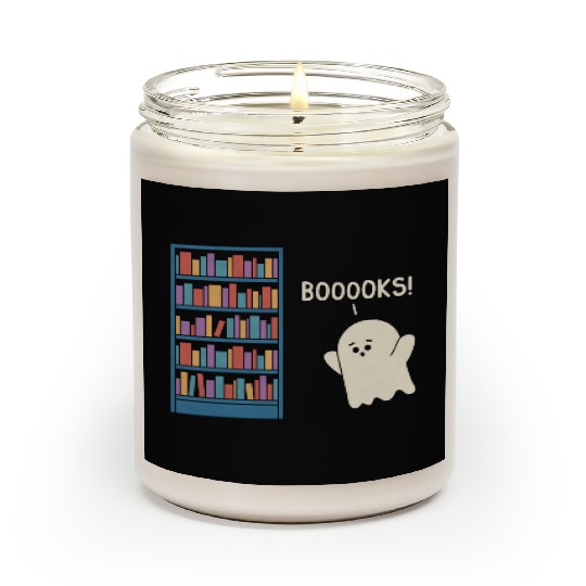 Booooks green Scented Candles