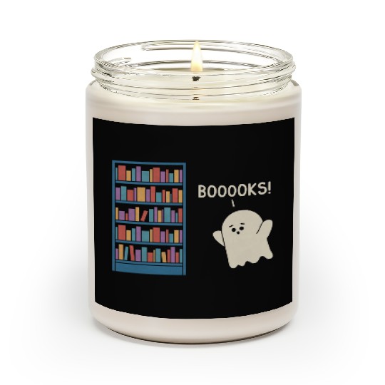 Booooks green Scented Candles