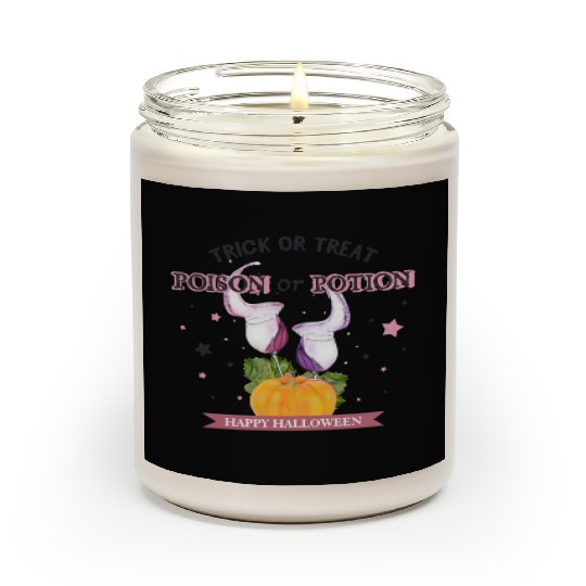 Happy Halloween Trick or Treat Poison or Potion Scented Candles