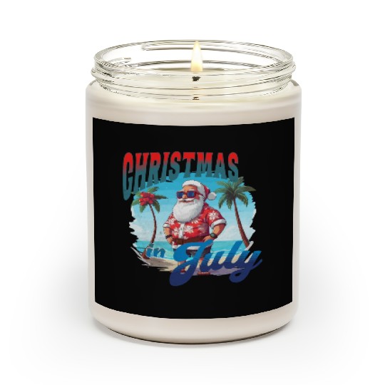 Santa at the Beach | Christmas In July Scented Candles